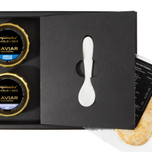 American Caviar Gift Set with 2 x 1oz Jars of caviar